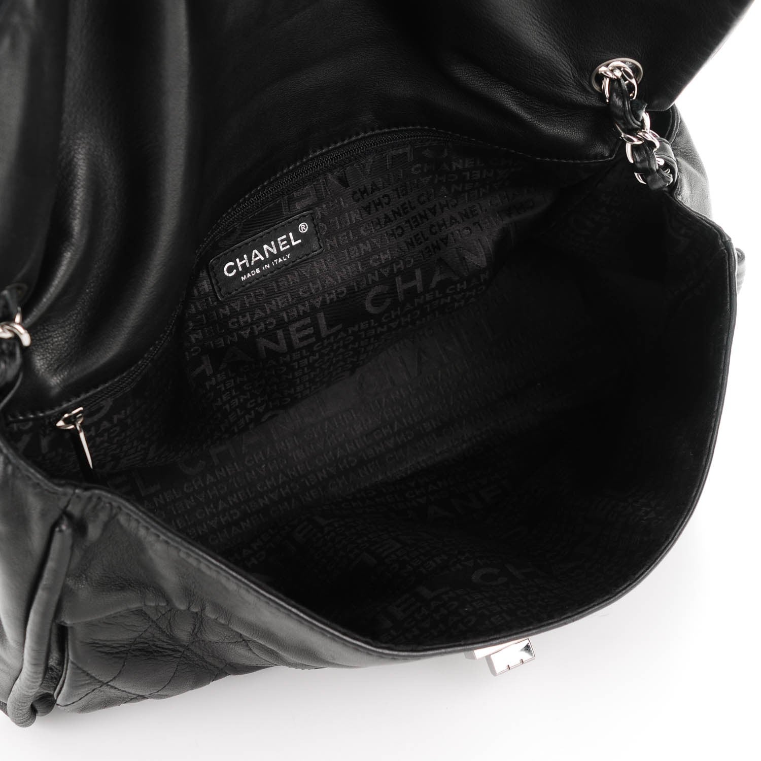 Chanel Lambskin Jumbo Mademoiselle Double Flap Black 5 of 8