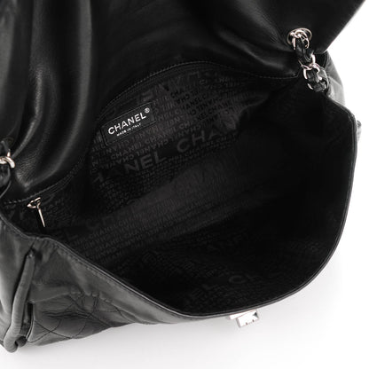 Chanel Lambskin Jumbo Mademoiselle Double Flap Black 5 of 8