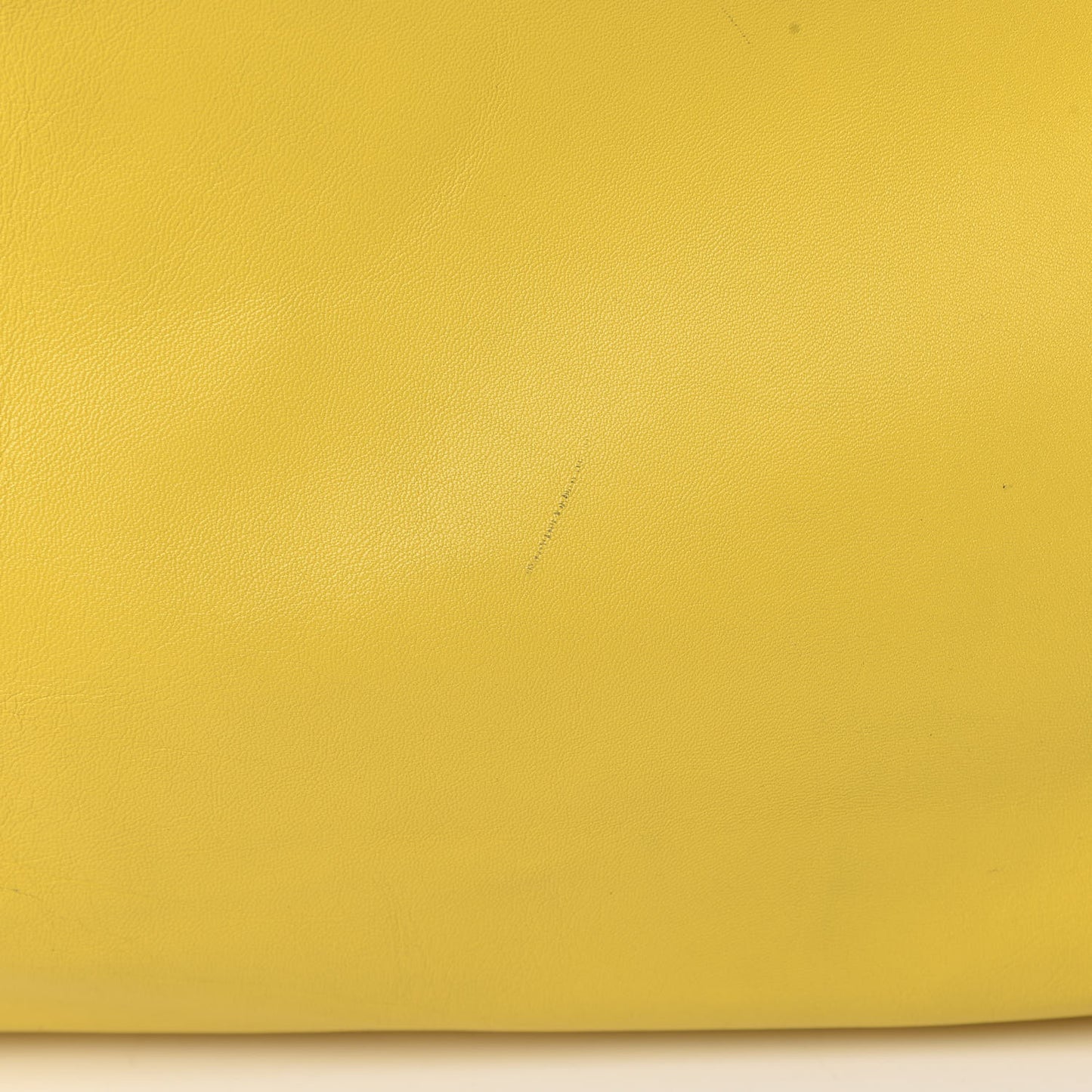 Lambskin Horizontal Cabas Sun Yellow