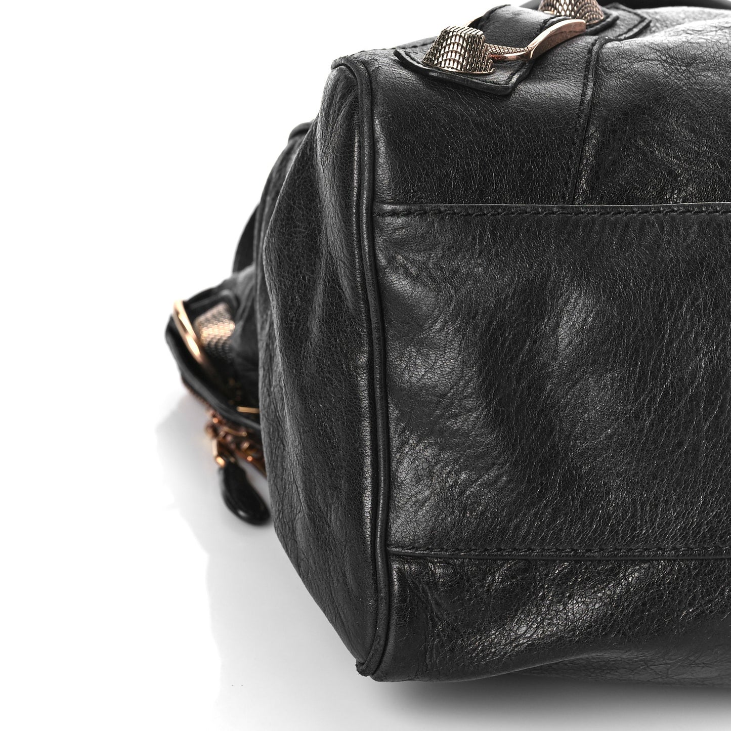 Agneau Giant 21 Rose Gold Hardware Velo Black