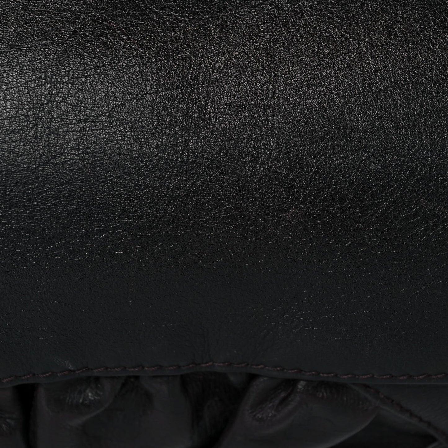 Horsebit Embossed Full Moon Tote Black