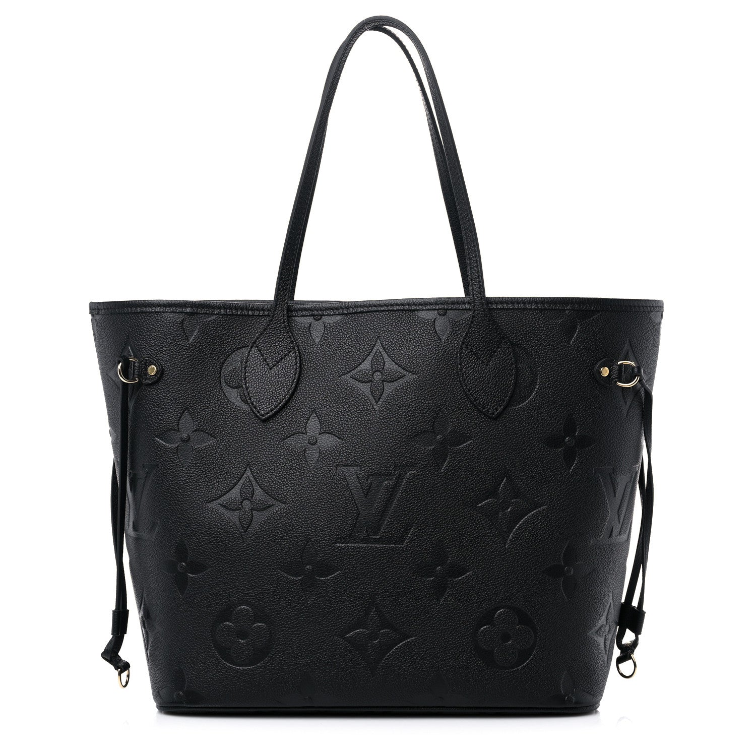 Louis Vuitton Empreinte Monogram Giant Neverfull MM Black 1 of 8