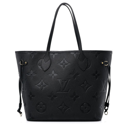 Louis Vuitton Empreinte Monogram Giant Neverfull MM Black 1 of 8