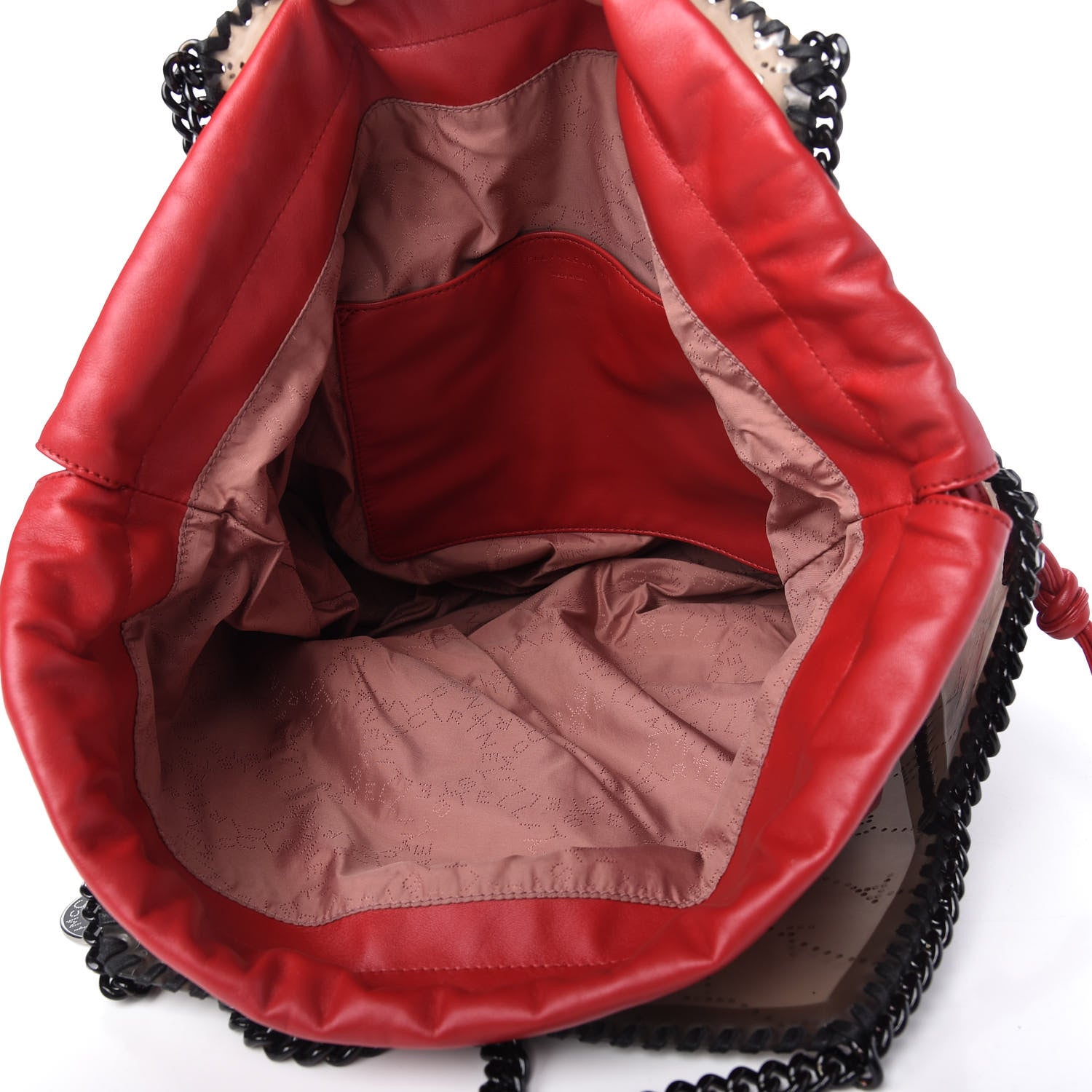 Stella McCartney PVC Monogram Falabella Reversible Tote Red 7 of 10