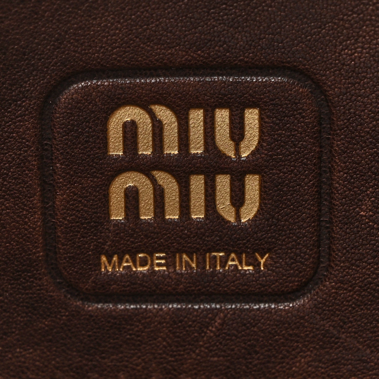 Miu Miu Nappa Medium Aventure Bag Briarwood 6 of 9