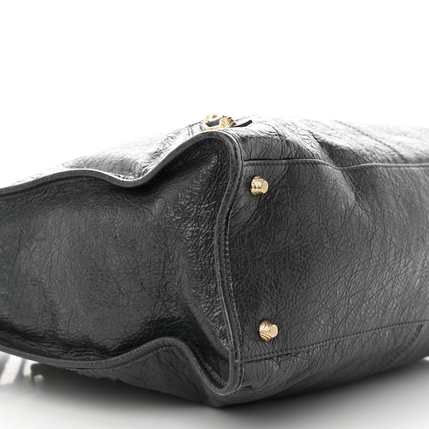 Agneau Giant 12 Gold Hardware Monday Gris Fossile