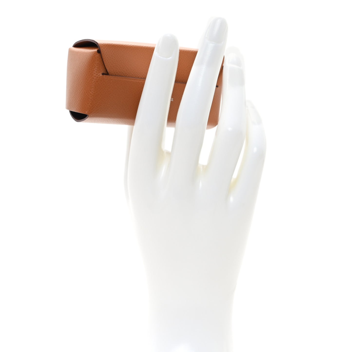 Grained Madame Calfskin Lipstick Case with Mirror Gold