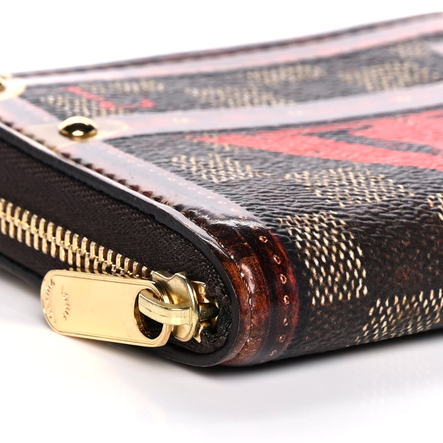 Transformed Damier Ebene Time Trunk Zippy Coin Purse