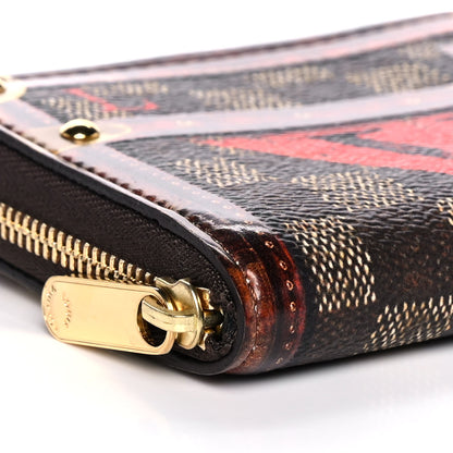 Louis Vuitton Transformed Damier Ebene Time Trunk Zippy Coin Purse 8 of 10