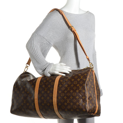 Louis Vuitton Monogram Keepall Bandouliere 55 2 of 7