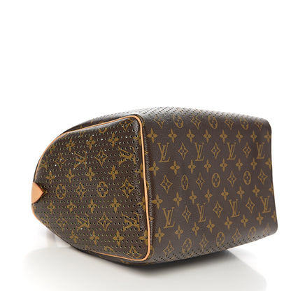Louis Vuitton Monogram Perforated Speedy 30 Green 3 of 9