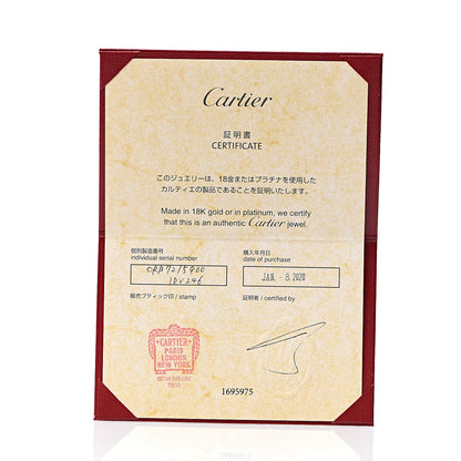 Cartier 18K White Gold Diamond SM D'Amour Pendant Necklace 5 of 5
