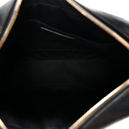 Saint Laurent Calfskin Matelasse Monogram Lou Camera Bag Black 5 of 10