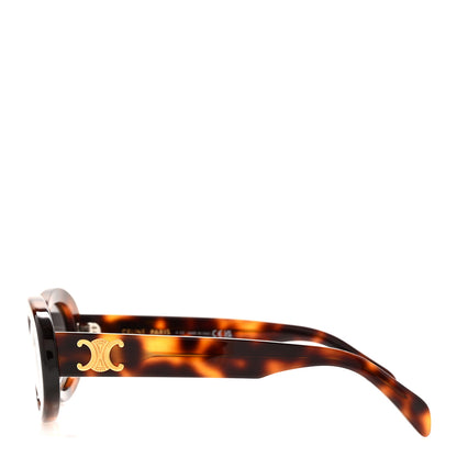 Celine Acetate Triomphe 01 Sunglasses CL 40194U Tortoise 4 of 8