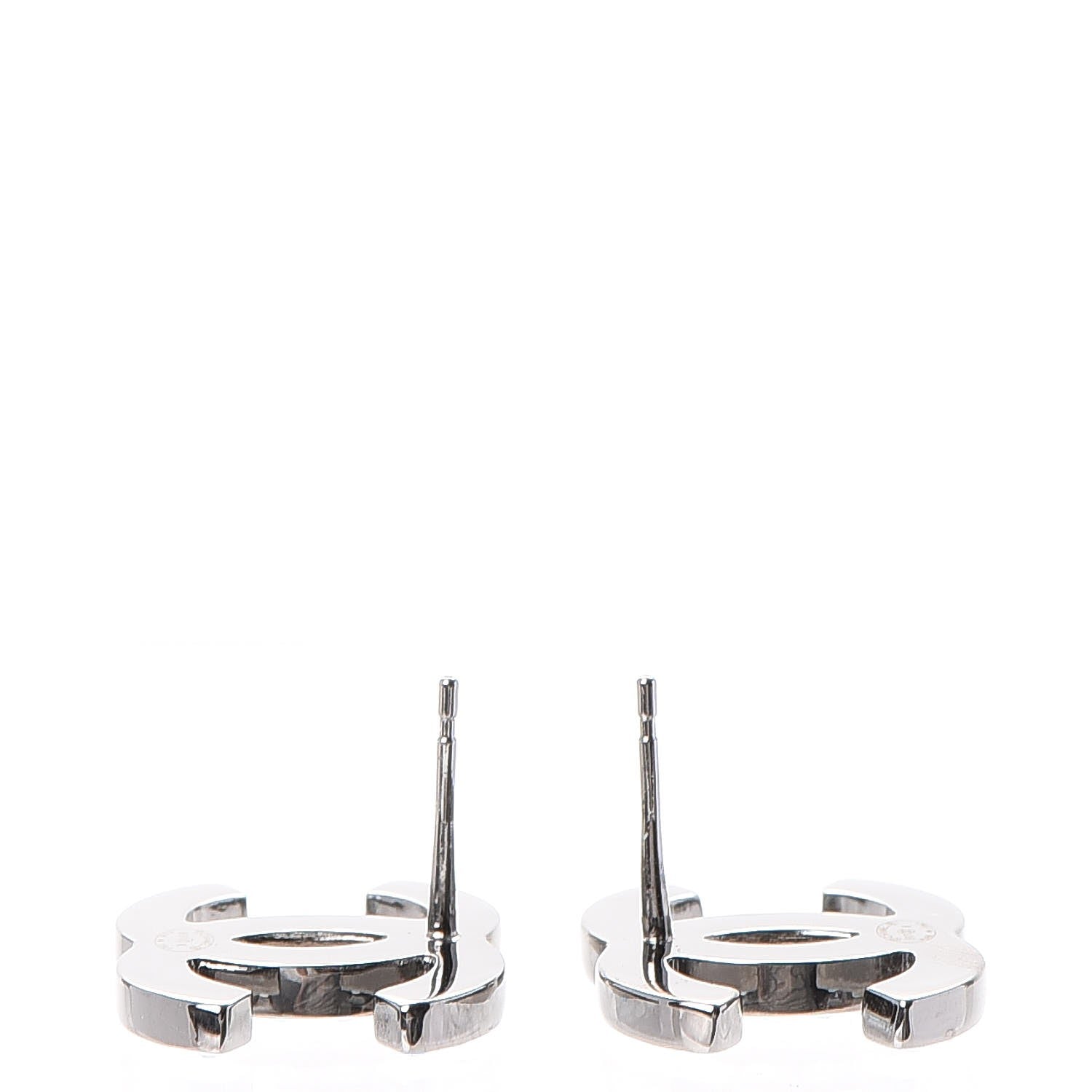 Chanel Iridescent Crystal CC Earrings Multicolor 4 of 6