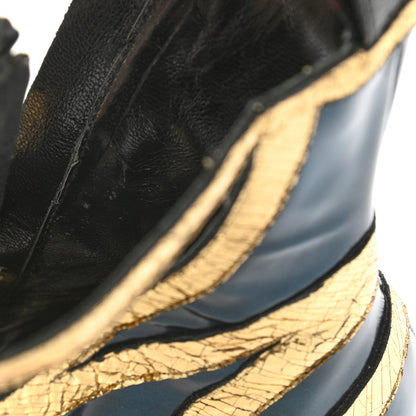Louis Vuitton Glazed Calfskin Queen of Hearts Boots 40 7 of 19