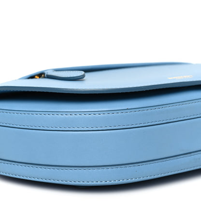 Burberry Calfskin Small Olympia Shoulder Bag Blue 7 of 8