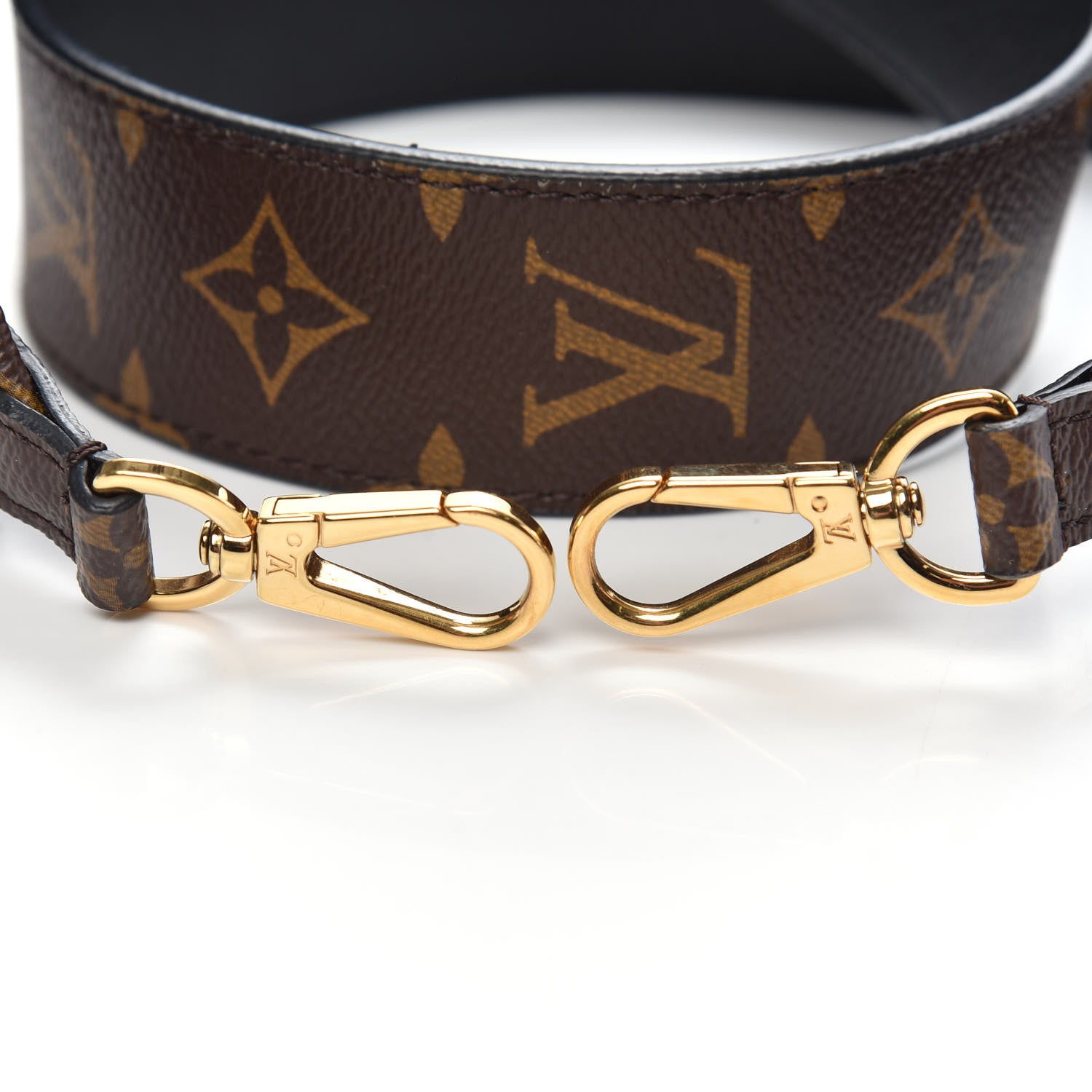 Louis Vuitton Monogram Bandouliere Shoulder Strap Black 4 of 5