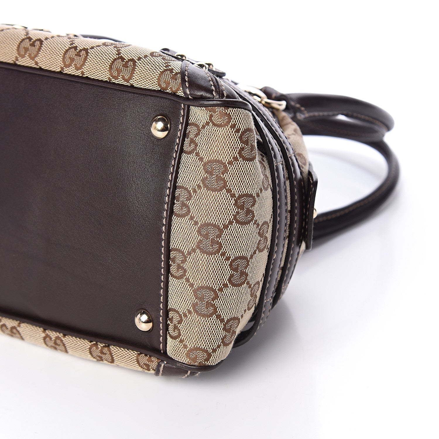 Gucci Monogram Medium Wave Boston Dark Brown 8 of 8