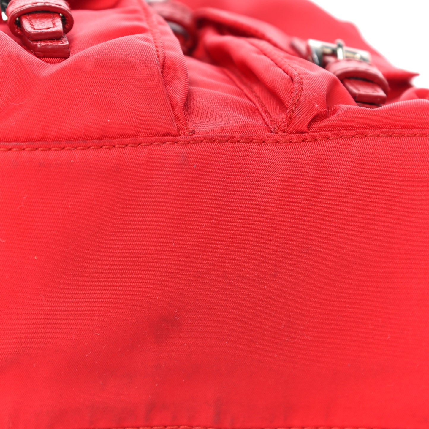 Nylon Vela Mini Crossbody Backpack Rosso
