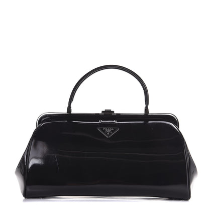 Prada Spazzolato Frame Bag Black 1 of 10