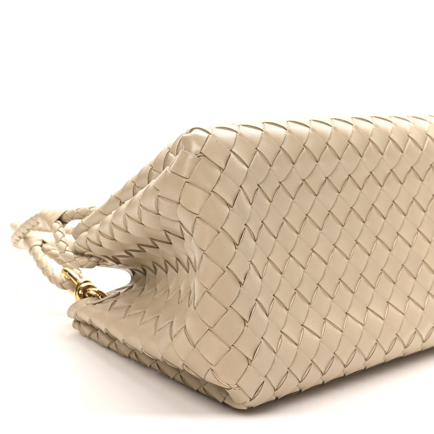 Nappa Intrecciato Medium Parachute Shoulder Bag Tufo