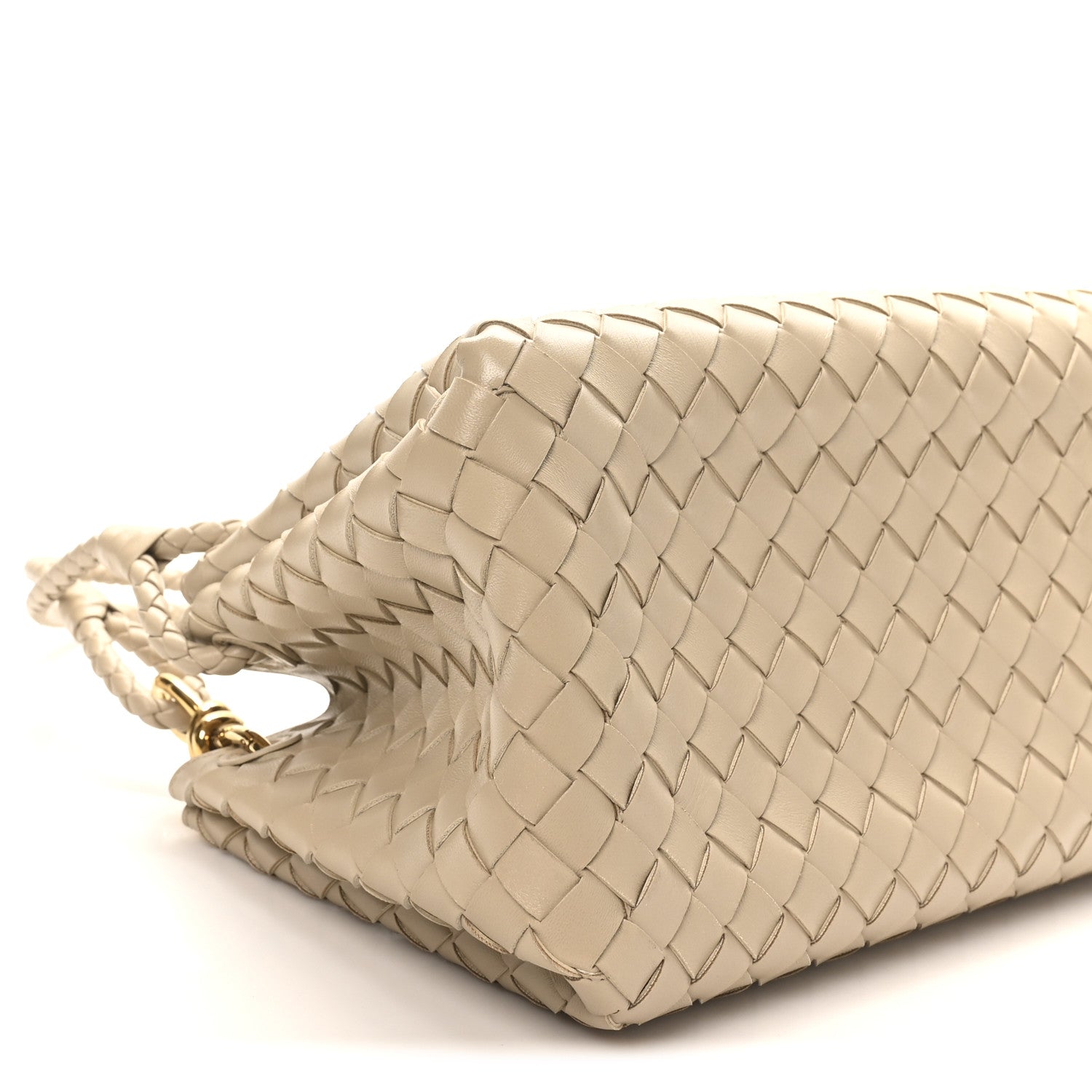 Bottega Veneta Nappa Intrecciato Medium Parachute Shoulder Bag Tufo 8 of 9