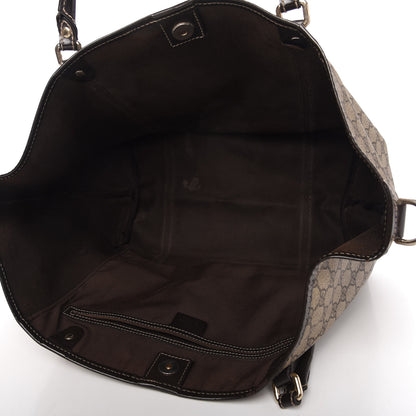 Gucci GG Plus Monogram Large Joy Tote Dark Brown 5 of 10