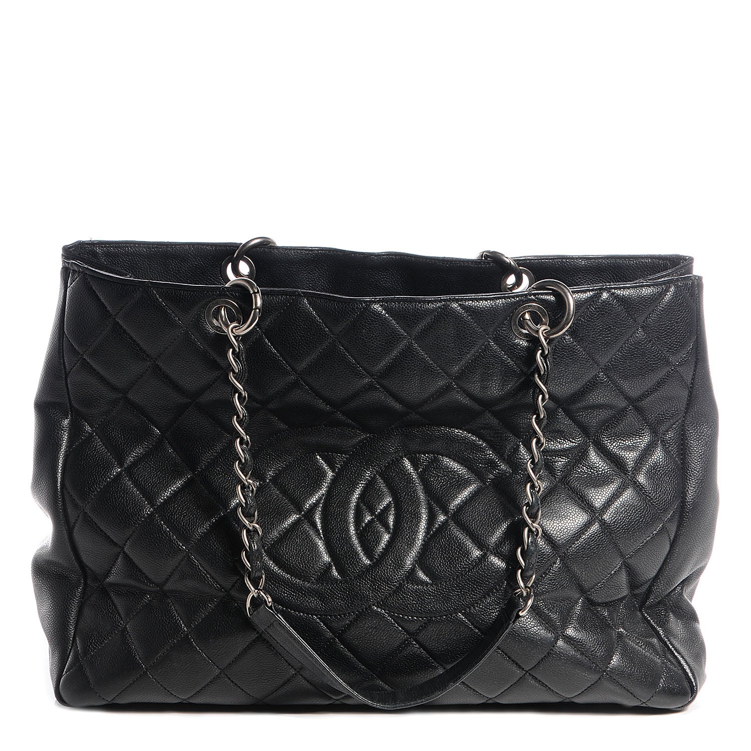 Chanel Caviar XL Grand Shopping Tote GST Black 1 of 8