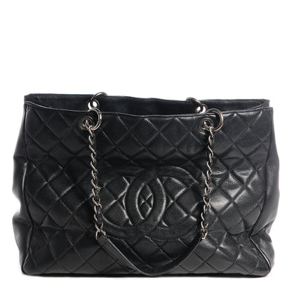 Chanel Caviar XL Grand Shopping Tote GST Black 1 of 8
