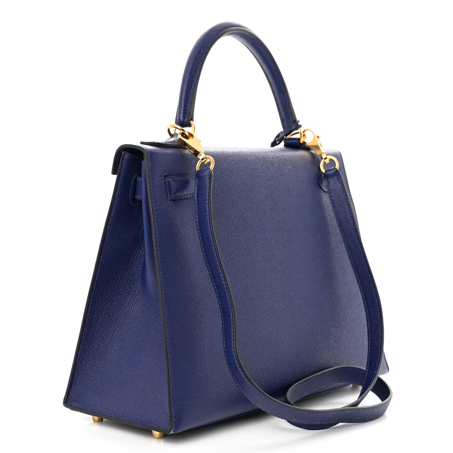 Epsom Kelly Sellier 28 Bleu Electrique