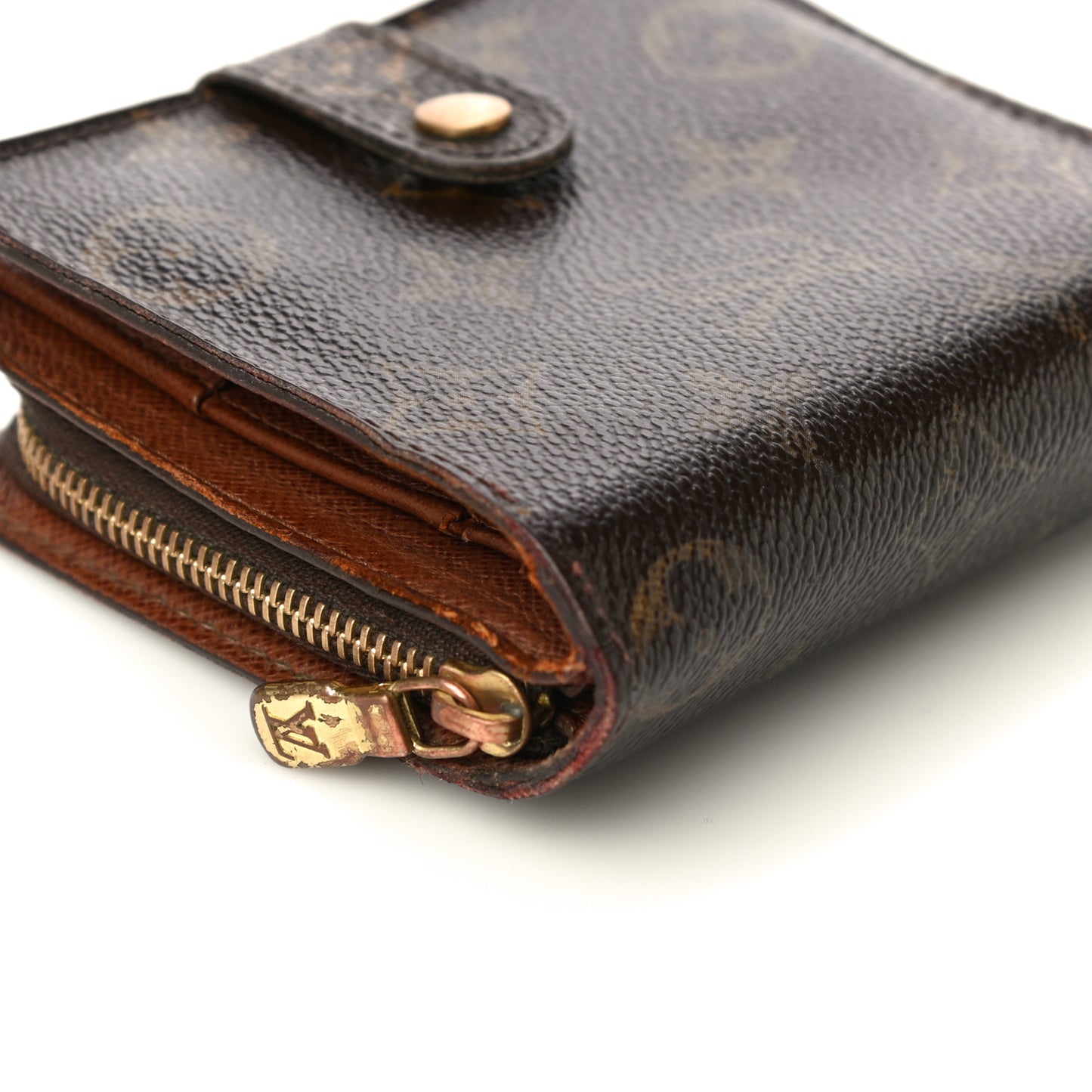 Monogram Compact Zippe Zipped Wallet