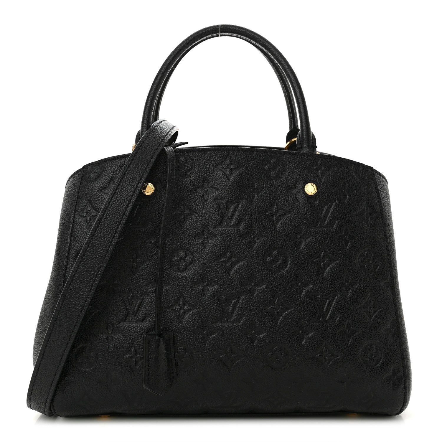 Louis Vuitton Empreinte Montaigne MM Black 1 of 12