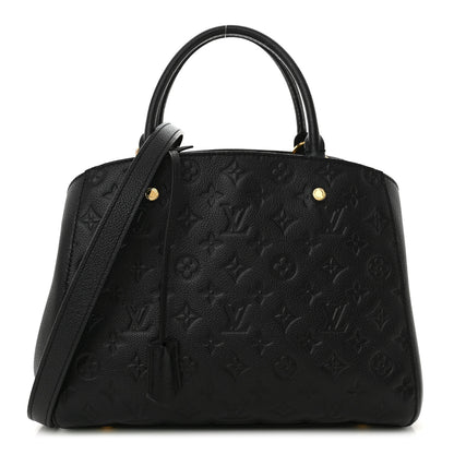 Louis Vuitton Empreinte Montaigne MM Black 1 of 12