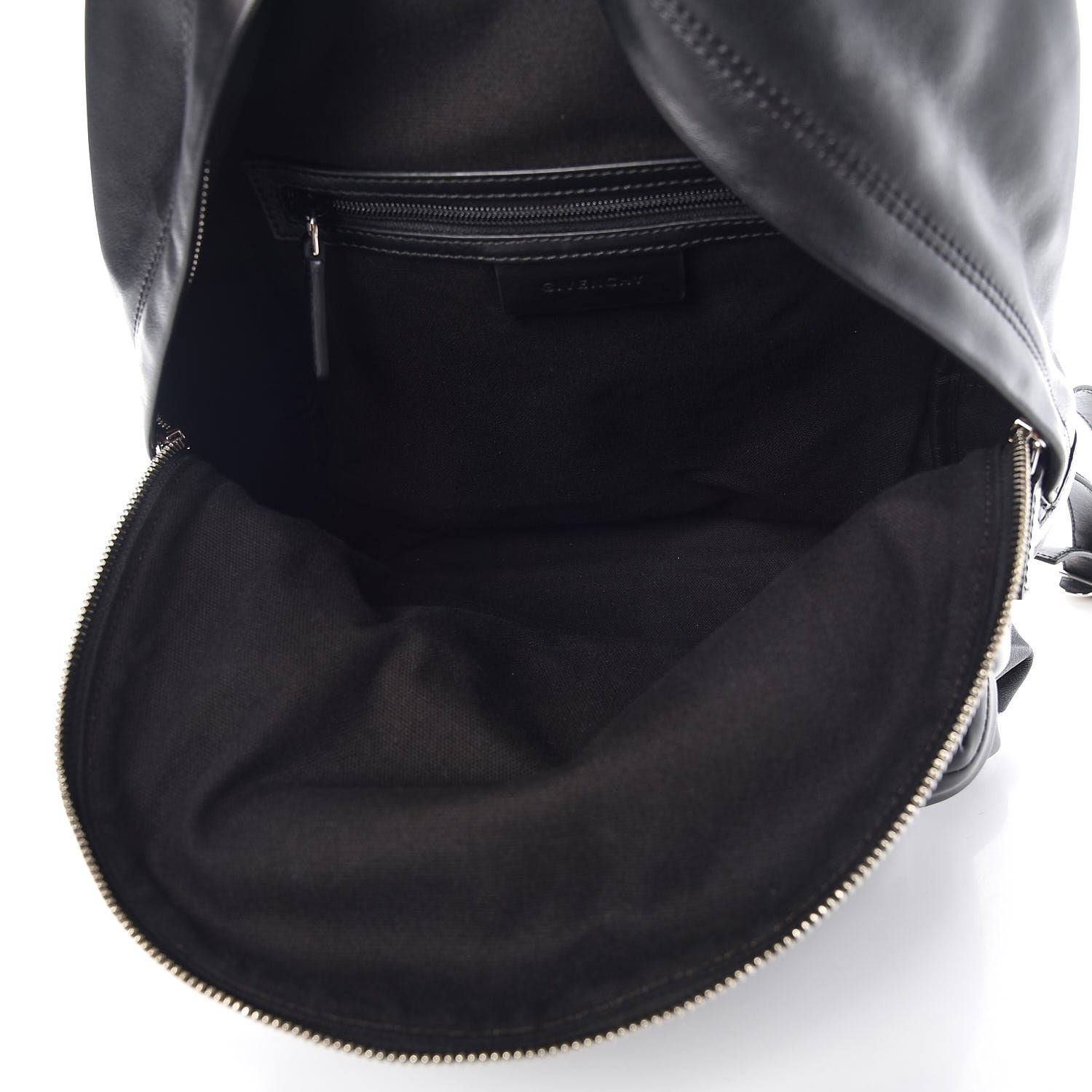 Givenchy Smooth Calfskin Graffiti Paint Logo Backpack Black 5 of 8