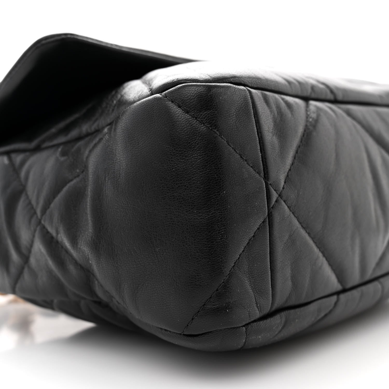 Chanel Lambskin Quilted Large Chanel 19 Flap Black 9 of 14