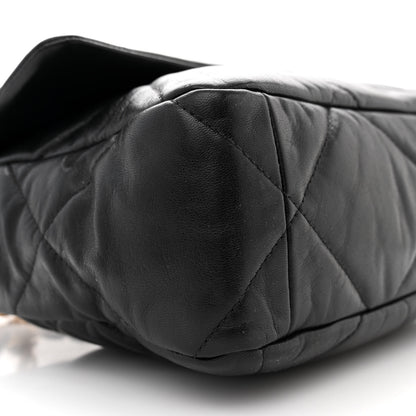 Chanel Lambskin Quilted Large Chanel 19 Flap Black 9 of 14