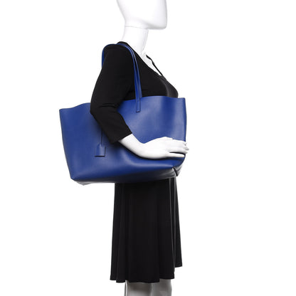 Saint Laurent Calfskin Large Shopping Tote Ultramarine 2 of 11