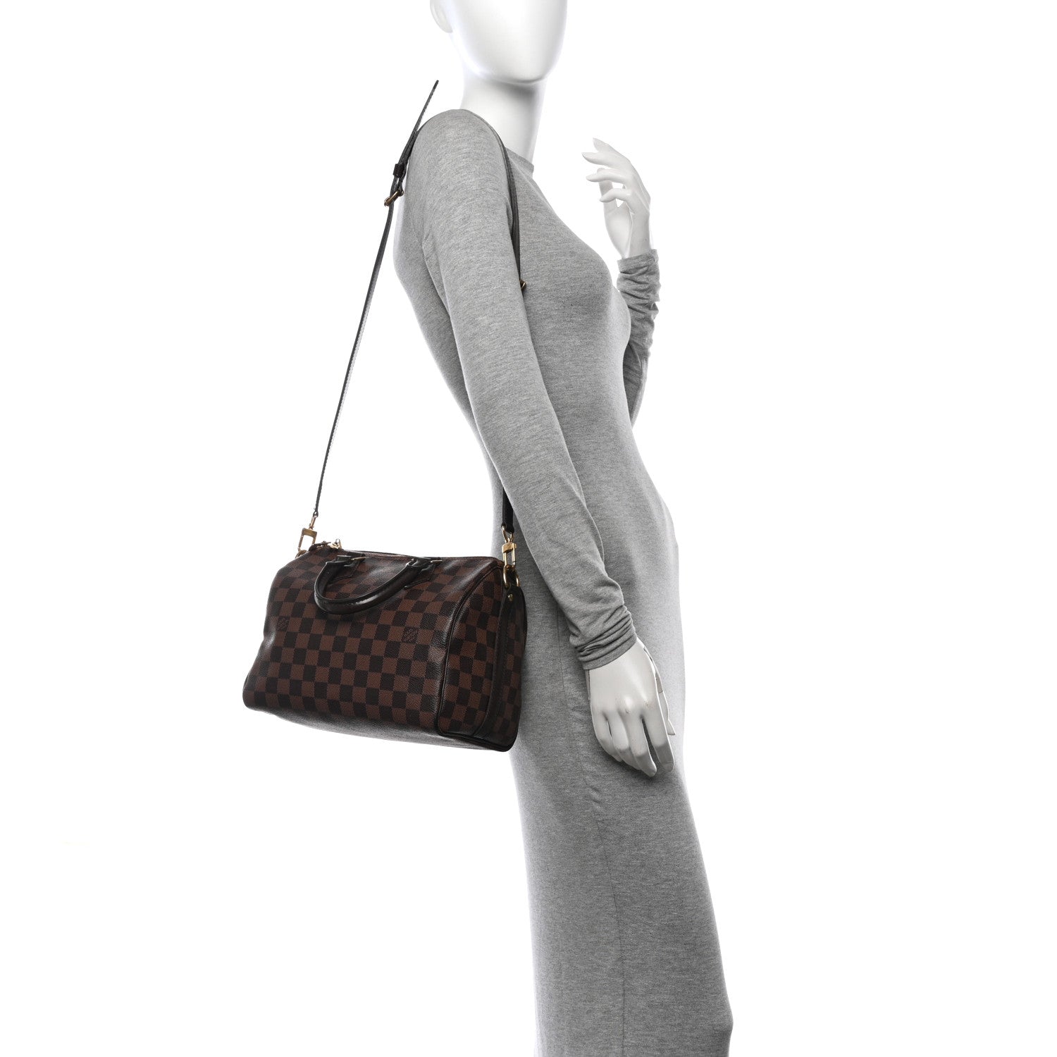 Louis Vuitton Damier Ebene Speedy Bandouliere 25 2 of 14