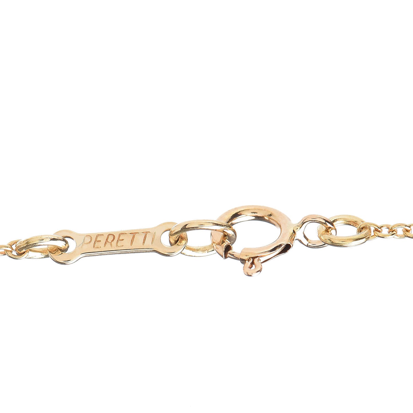 18K Yellow Gold Elsa Peretti 5 Bean Pendant Necklace