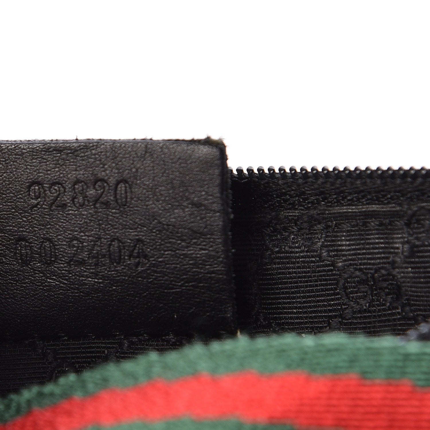 Gucci Denim Web Pochette Black 7 of 9