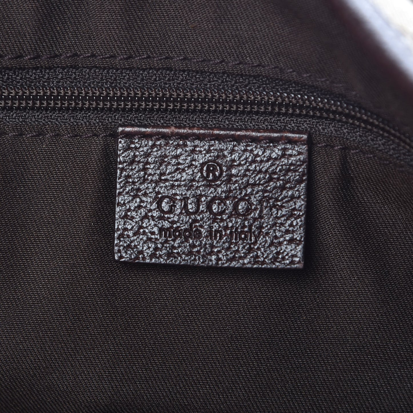 Monogram Medium Abbey Shoulder Bag Dark Brown