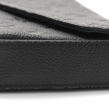 Louis Vuitton Empreinte Pochette Felicie Chain Wallet Black 11 of 11
