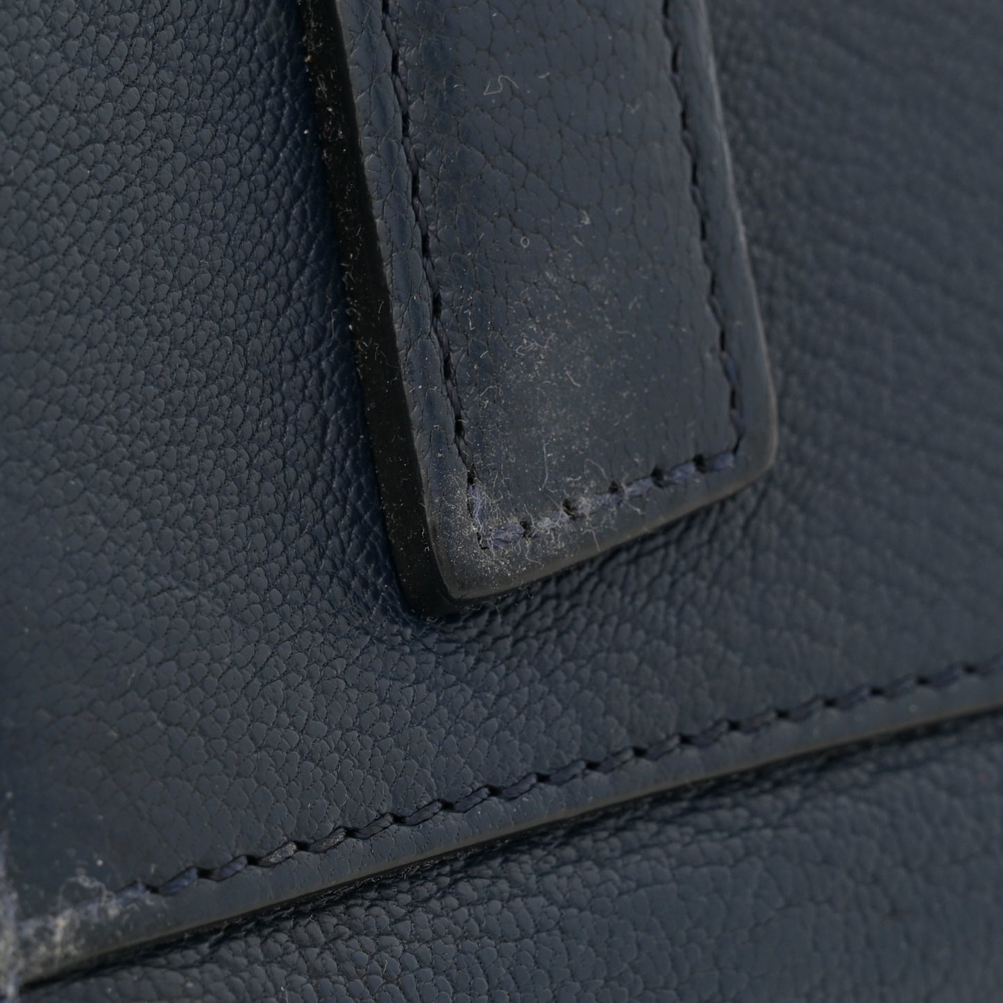 Sugar Goatskin Small Antigona Navy