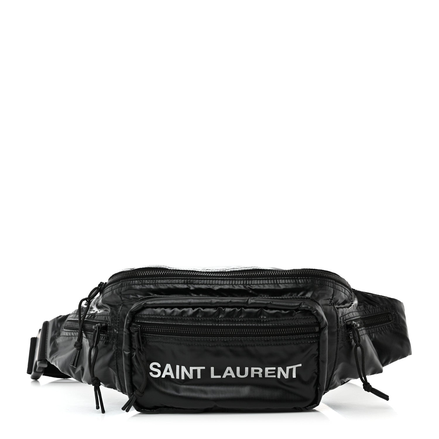Saint Laurent Nylon Logo Ripstop Body Belt Bag Black 1 of 9