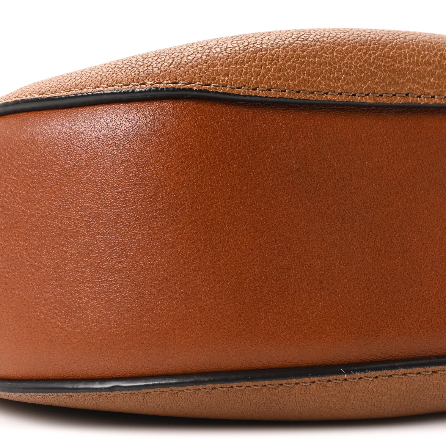 Chloe Grained Lambskin Mini Drew Shoulder Bag Caramel 9 of 10