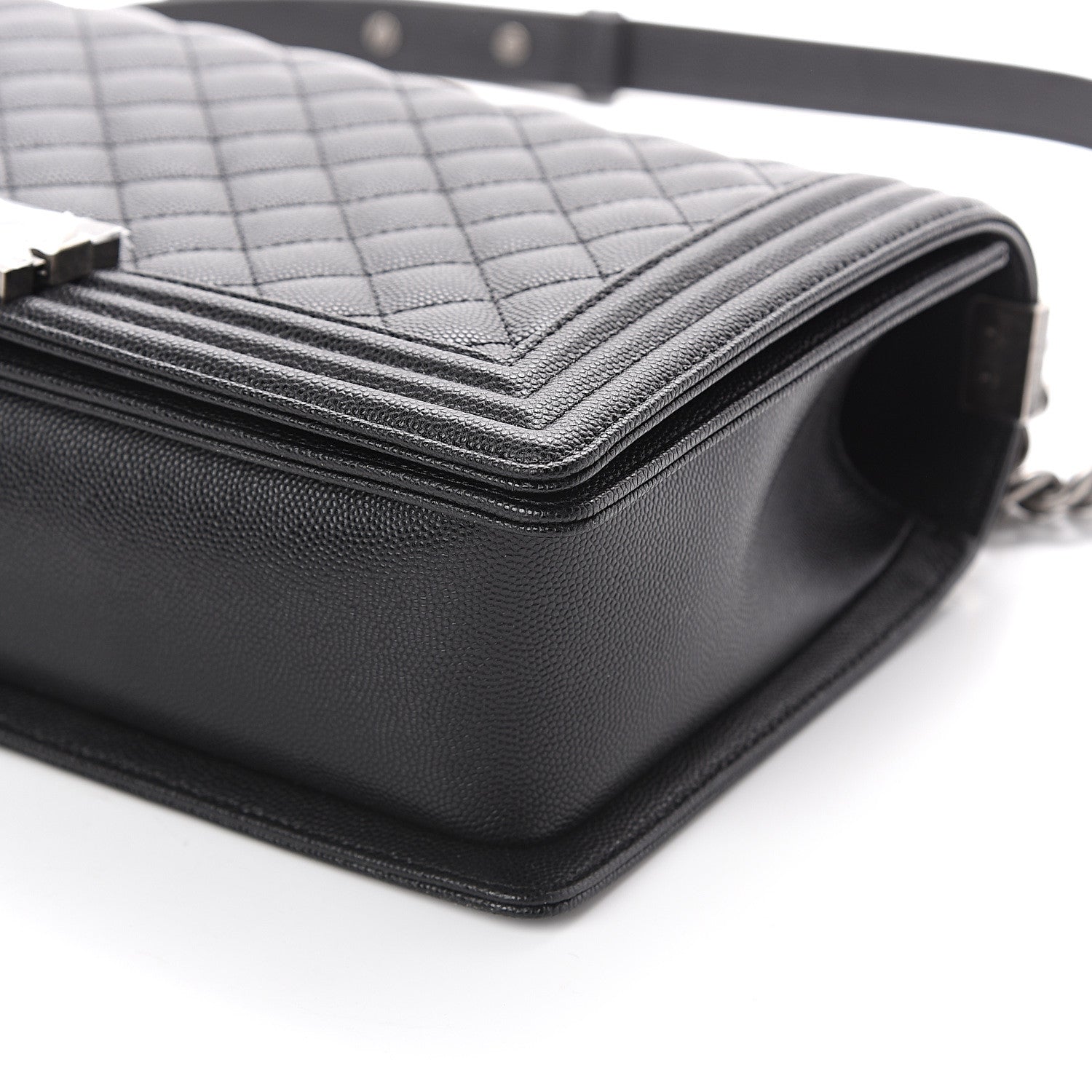 Chanel Caviar Quilted New Medium Boy Flap Black 9 of 9