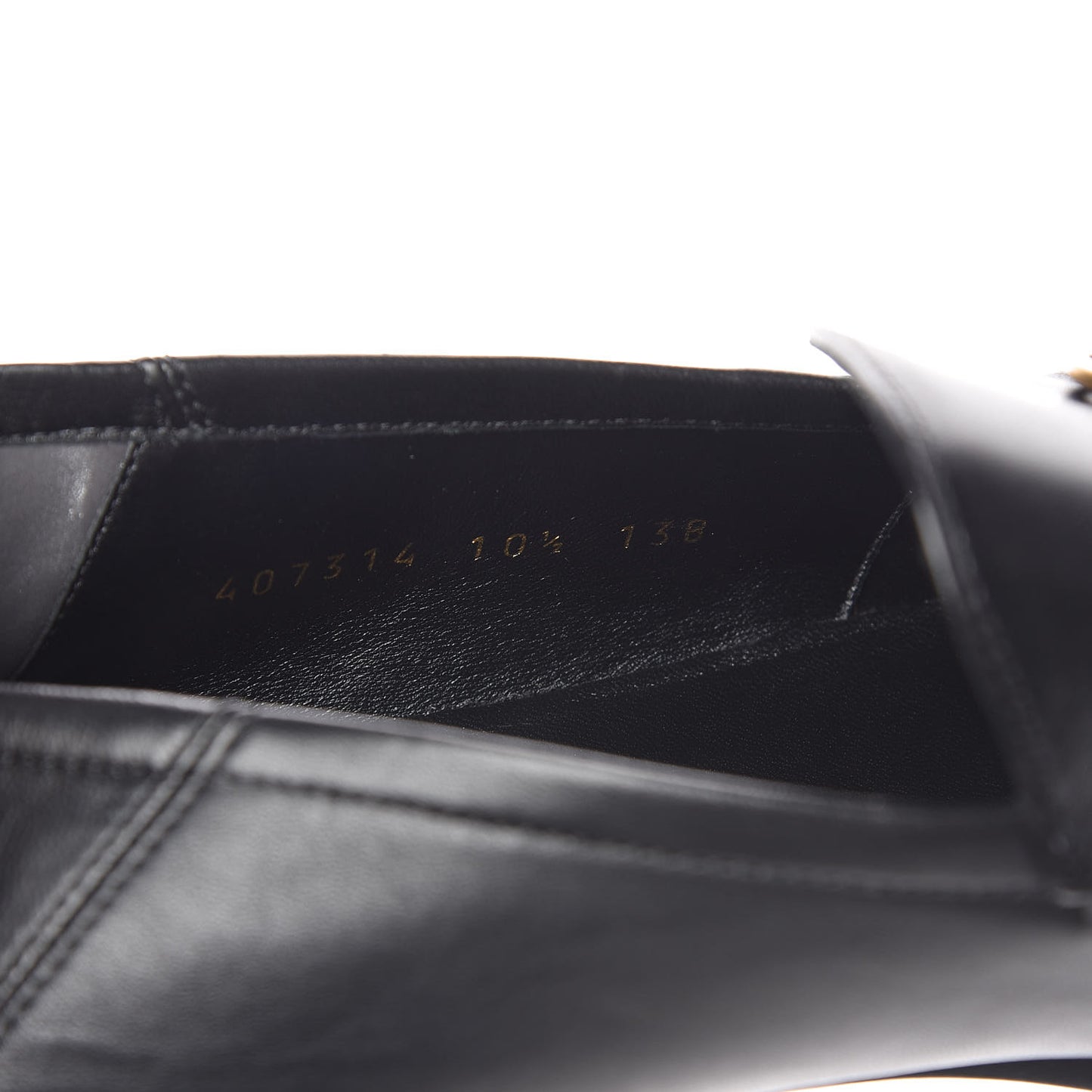 Lambskin Mens Brixton Horsebit Loafers 10.5 Black