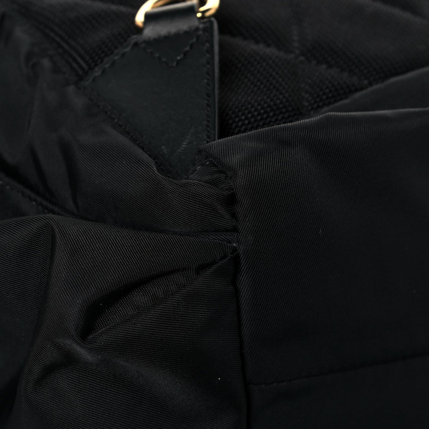 Nylon Medium Rucksack Backpack Black