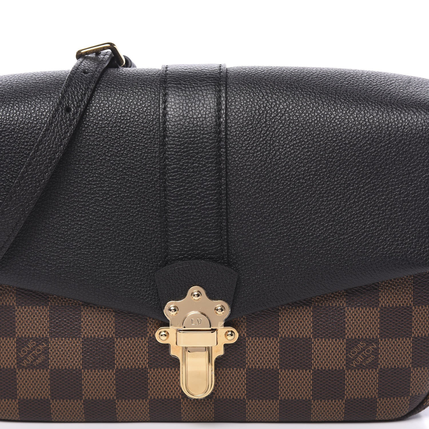 Louis Vuitton Damier Ebene Clapton Black 7 of 9